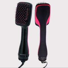 2-in-1 Blow Dry Comb Hair Dryer Curl Straight
