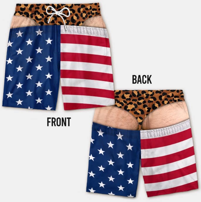 Fun Men's Beach Swim Trunks