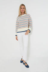 Summer Denim Twill Michaela Flats