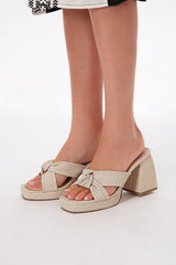 Natural Esme Heels
