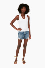 White Sirena Rib Tank