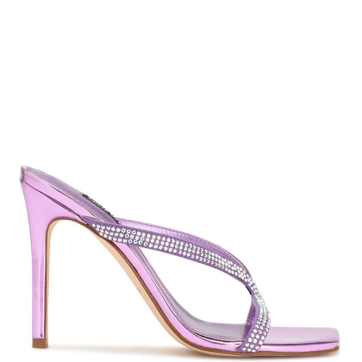 Twist Heeled Slide Sandals