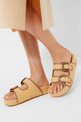 Raffia Solea Sandals