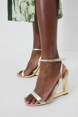 Metallic Napa Filipa Heels