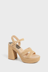 Natural Lacye Heels