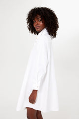 White Oxford Harris Shirt Dress