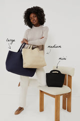 Ink Blue St Barths Large Tote