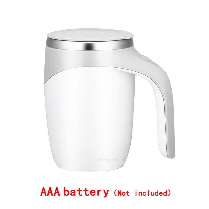 Automatic magnetic stirring coffee cup