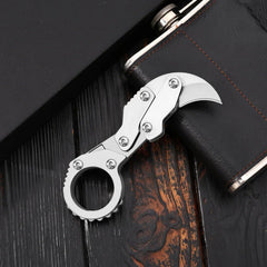 Mechanical claw portable knife