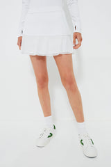 Ceramic White Eyelet Skort