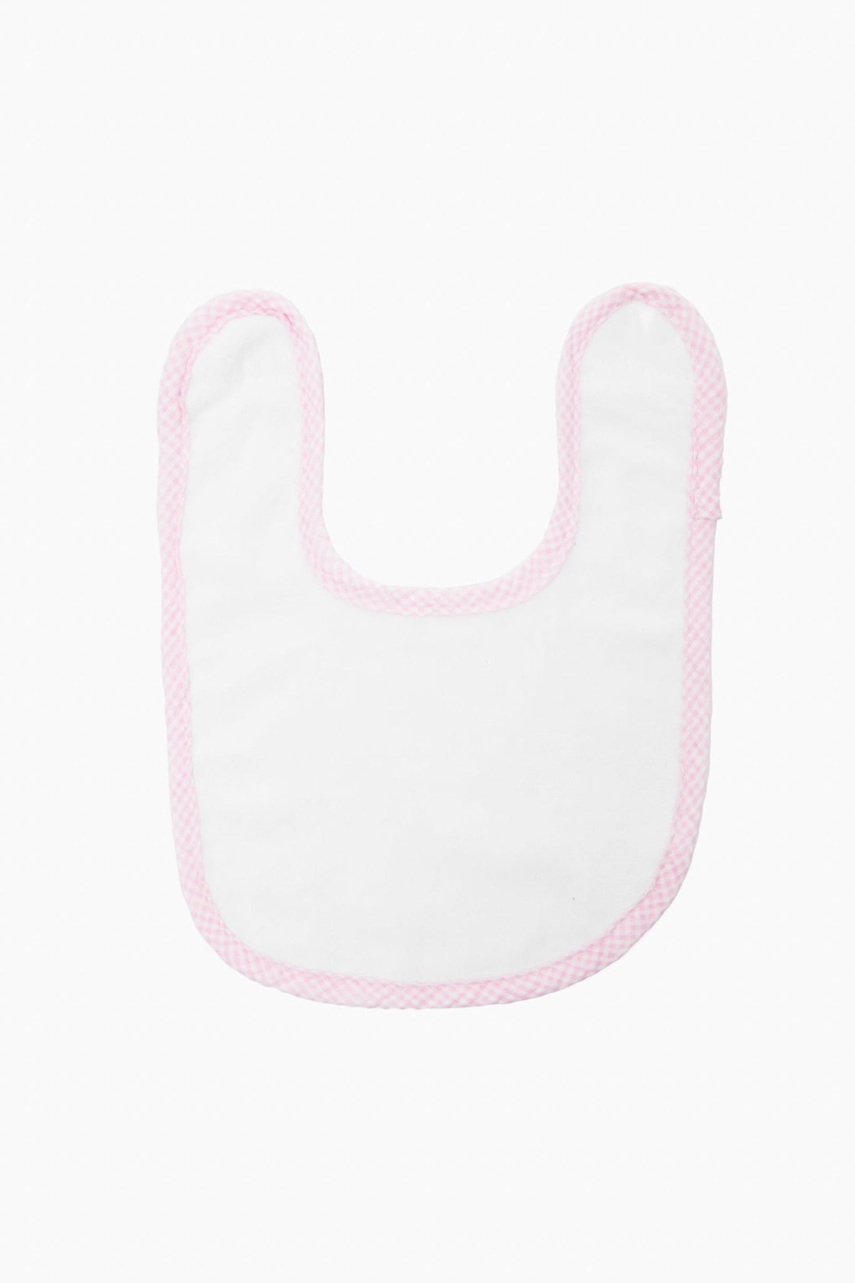 Gingham Infant Bib