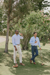 Navy Stretch Terry 5 Pocket