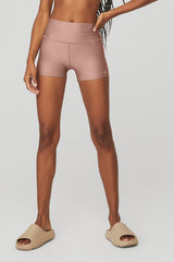 3 High-Waist Airlift Short - Smoky Quartz
