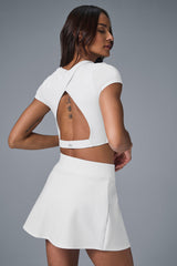 Alosoft Backspin Skirt - White