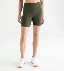 Women's High-Rise Matte Short 6