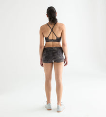 Matte High-Neck Sports Bra