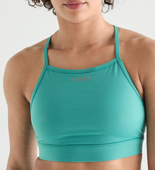 Matte High-Neck Sports Bra