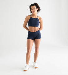 Matte High-Neck Sports Bra