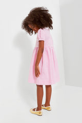 Striped Smocked Cotton Seersucker Dress
