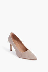 Sand Suede Charlie Heels