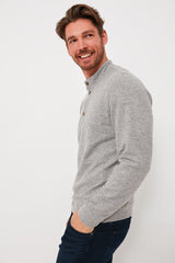 Gray Clayton Textured Pullover