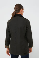 Classic Olive Beadnell Wax Jacket
