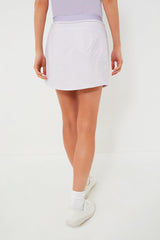 Purple Gingham Aim 4 Way Stretch 17 Inch Skort
