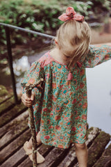 Water Riverside Flowers Eugenie Dress
