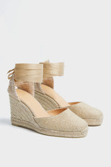 Gold Oro Claro Carina Espadrilles