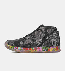 Women's Floral Mid Court Trainer