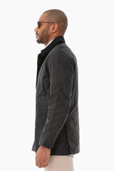 Navy Ashby Wax Jacket