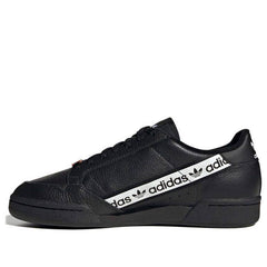 adidas Continental 80 'Wordmark Side Stripe - Black White' H68724