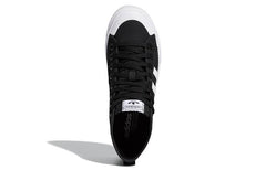 (WMNS) adidas Nizza Platform Mid 'Core Black White' FY2783