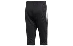 Men's adidas Tiro19 3/4 Pnt Soccer/Football Training Stripe Sports Pants Black D95948