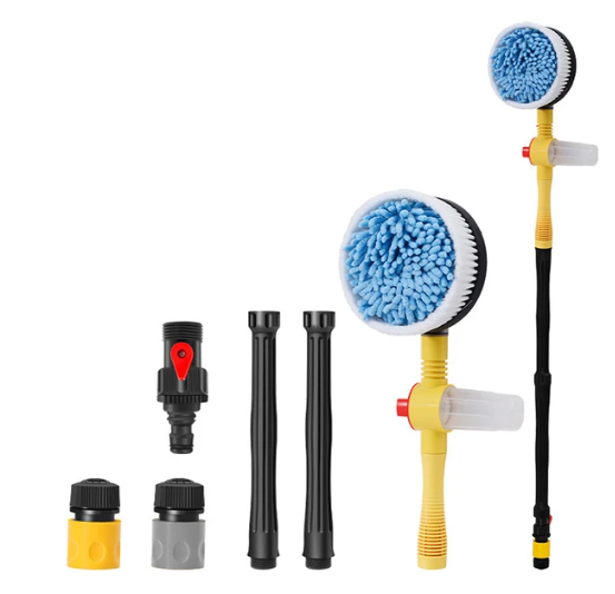 1 Set Auto Auto Foam Brush Cleaning Professional Spray Foam Rotating Brush