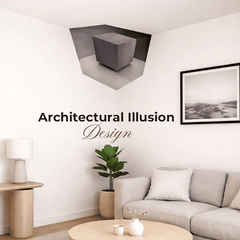 Wall art that reshapes reality