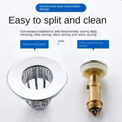 Bathroom sink leak plug