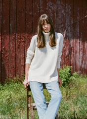Winter White Sophia Sweater
