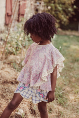 Blue River Check Asya Shorts