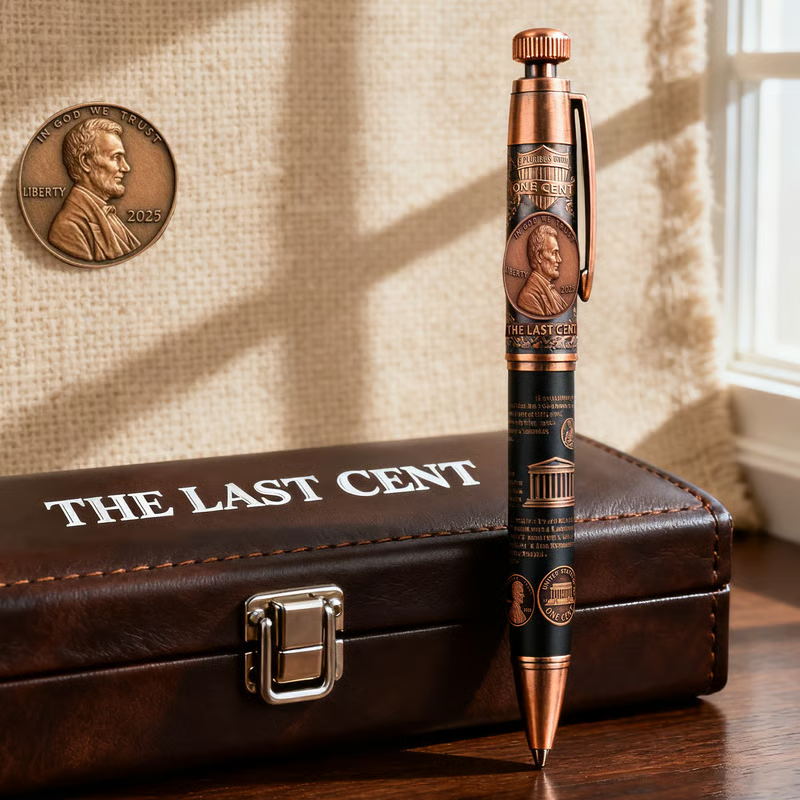 LAST DAY 50% OFF - THE LAST CENT 2025 Commemorative Pen