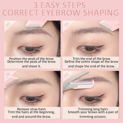 Eyebrow Trimming Scissors Set