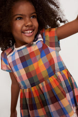 Technicolor Check Charlie Dress