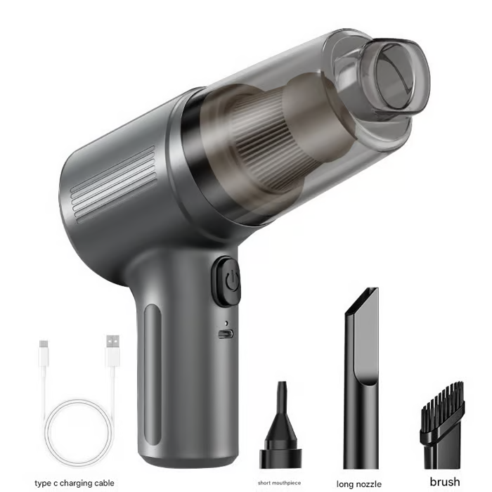 Wireless handheld car vacuum cleaner