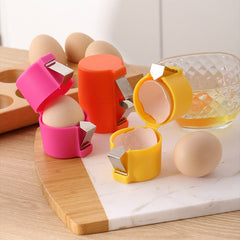 Eggshell bottle opener