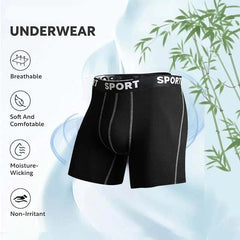 Men's Letter Appliqué Boxer Briefs