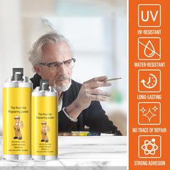 Tile repair paste（A tool kit and six colors of paint paste are included for free.）