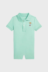 Polo Bear Soft Cotton Polo Shortall