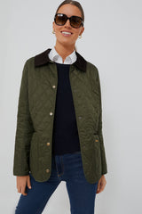 Olive Annandale Quilted Jacket