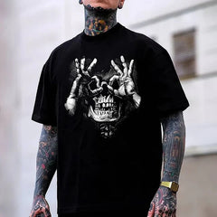 Trendy Men's Crew Neck Short-Sleeve T-Shirt