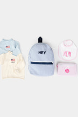 Gingham Infant Bib